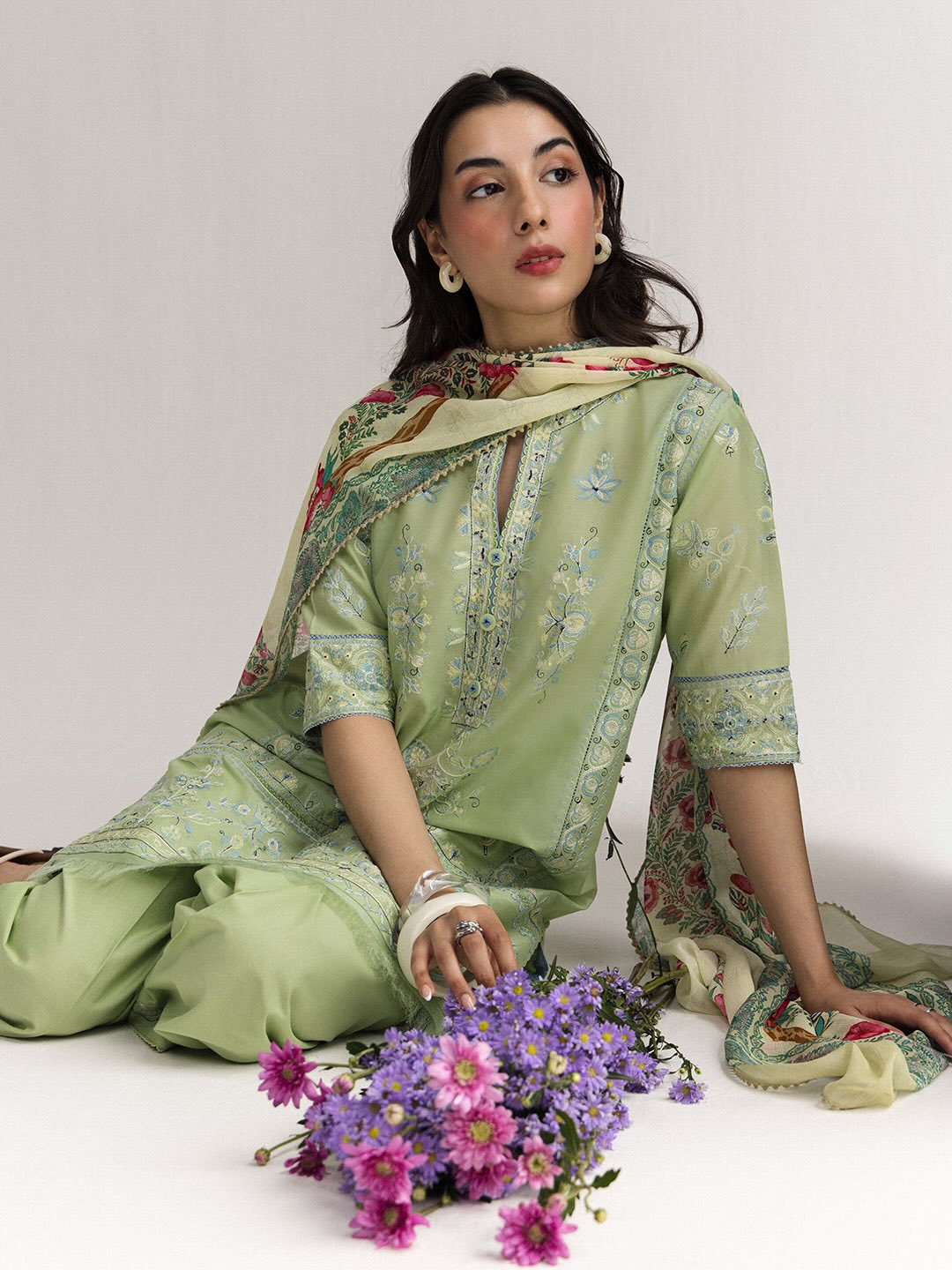 Zara Shahjahan | Coco Lawn 26 | Noa-5B - Luxury Dress - available at Maria Faisal in UK and USA.