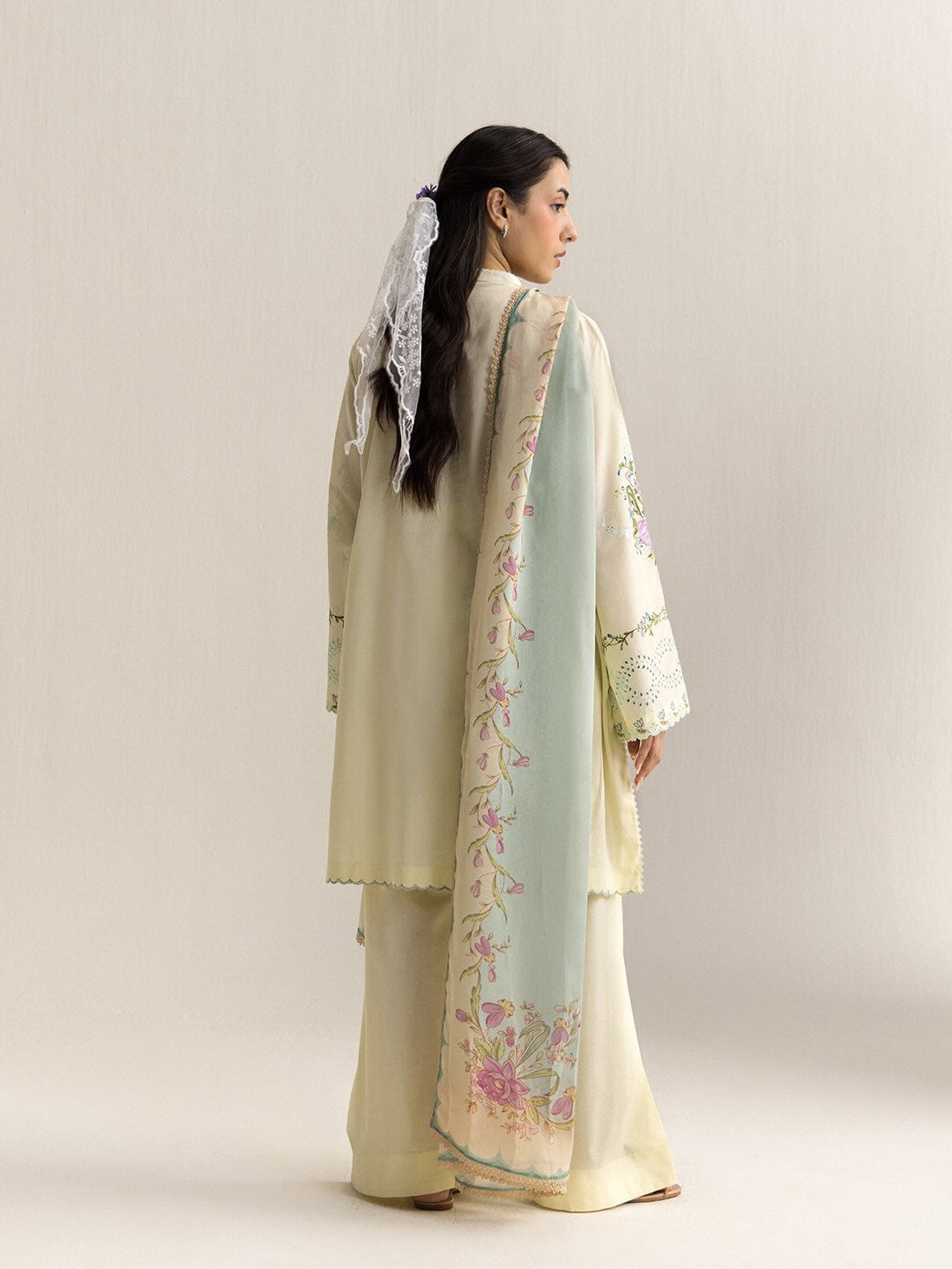 Zara Shahjahan | Coco Lawn 26 | Arlo-7A - Luxury Dress - available at Maria Faisal in UK and USA.