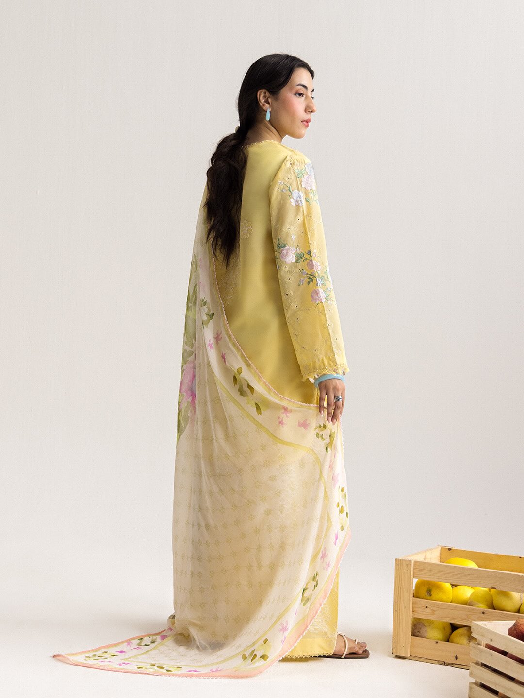 Zara Shahjahan | Coco Lawn 26 | Airi-1B - Luxury Dress - available at Maria Faisal in UK and USA.