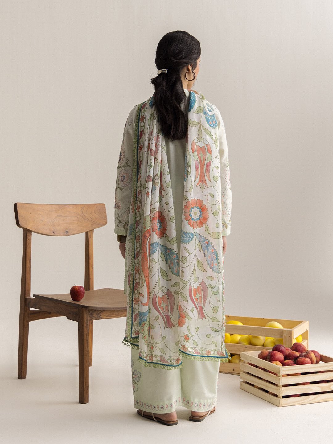 Zara Shahjahan | Coco Lawn 26 | Sia-4B - Luxury Dress - available at Maria Faisal in UK and USA.