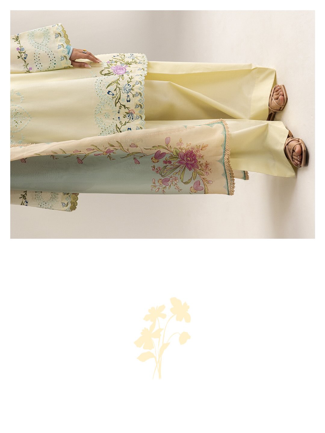 Zara Shahjahan | Coco Lawn 26 | Arlo-7A - Luxury Dress - available at Maria Faisal in UK and USA.