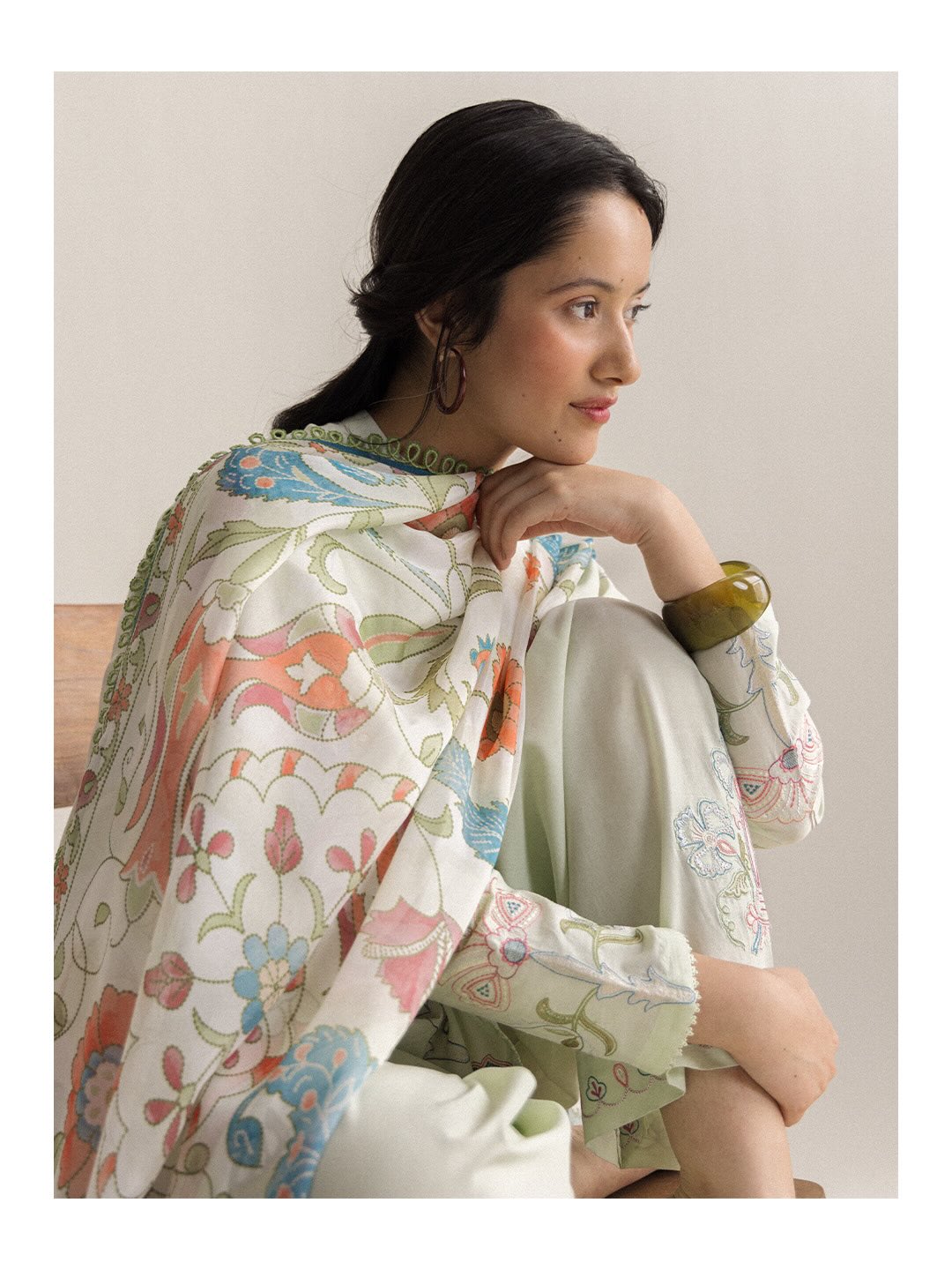 Zara Shahjahan | Coco Lawn 26 | Sia-4B - Luxury Dress - available at Maria Faisal in UK and USA.