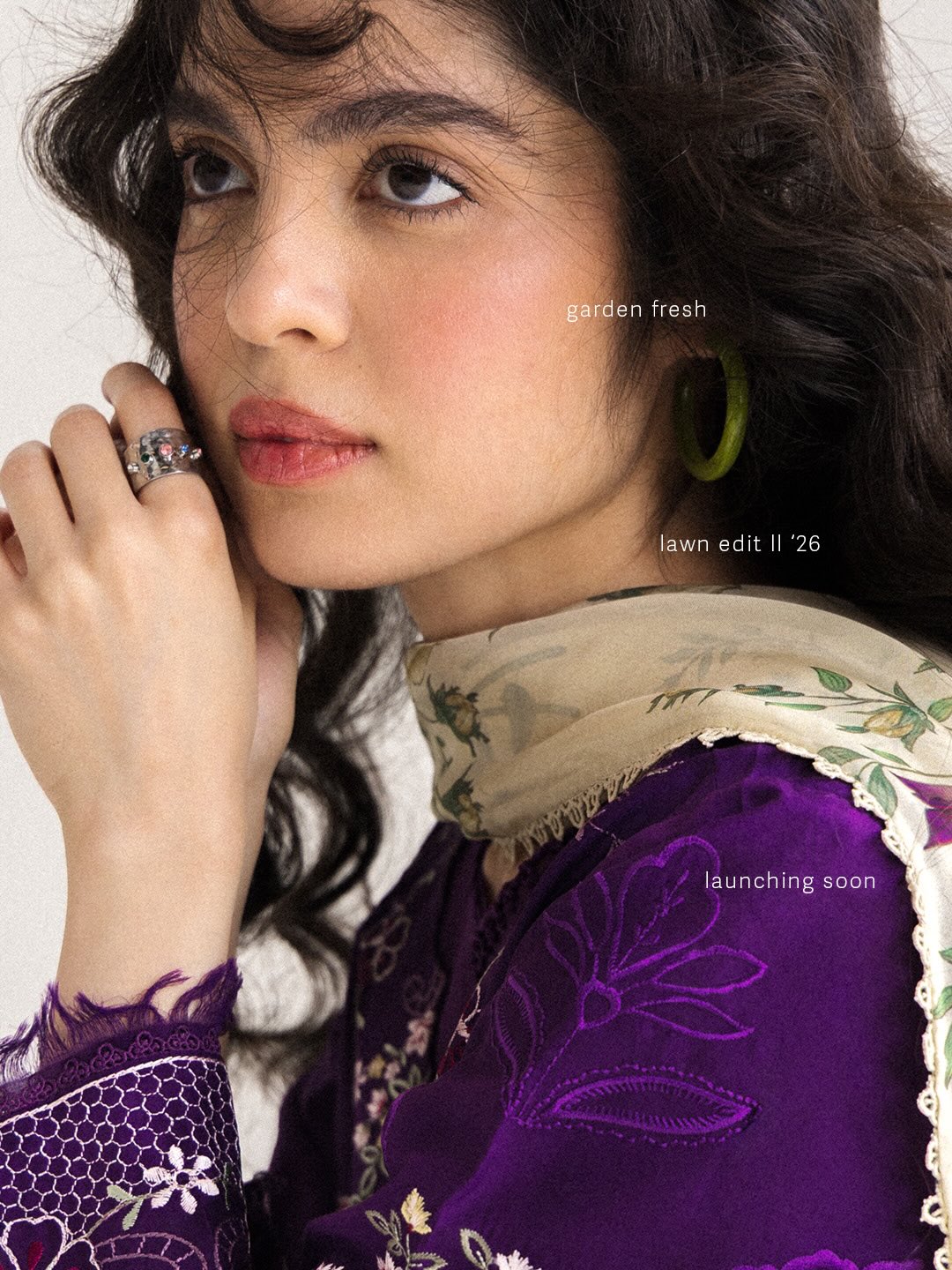 Zara Shahjahan | Coco Lawn 26 | Eira-10B - Luxury Dress - available at Maria Faisal in UK and USA.