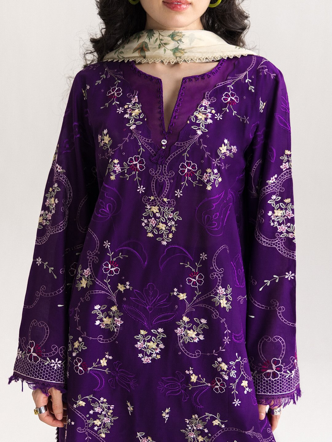 Zara Shahjahan | Coco Lawn 26 | Eira-10B - Luxury Dress - available at Maria Faisal in UK and USA.