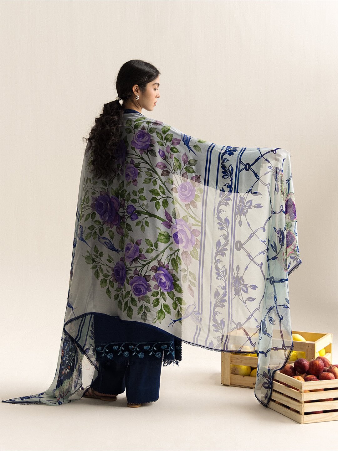 Zara Shahjahan | Coco Lawn 26 | Soren-9A - Luxury Dress - available at Maria Faisal in UK and USA.