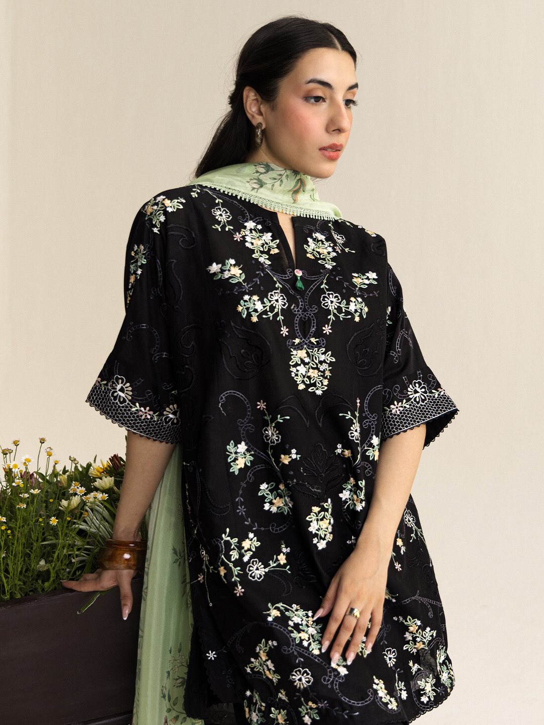 Zara Shahjahan | Coco Lawn 26 | Eira-10A - Luxury Dress - available at Maria Faisal in UK and USA.