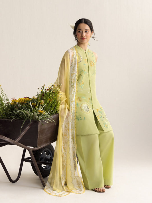 Zara Shahjahan | Coco Lawn 26 | Ines-6B - Luxury Dress - available at Maria Faisal in UK and USA.