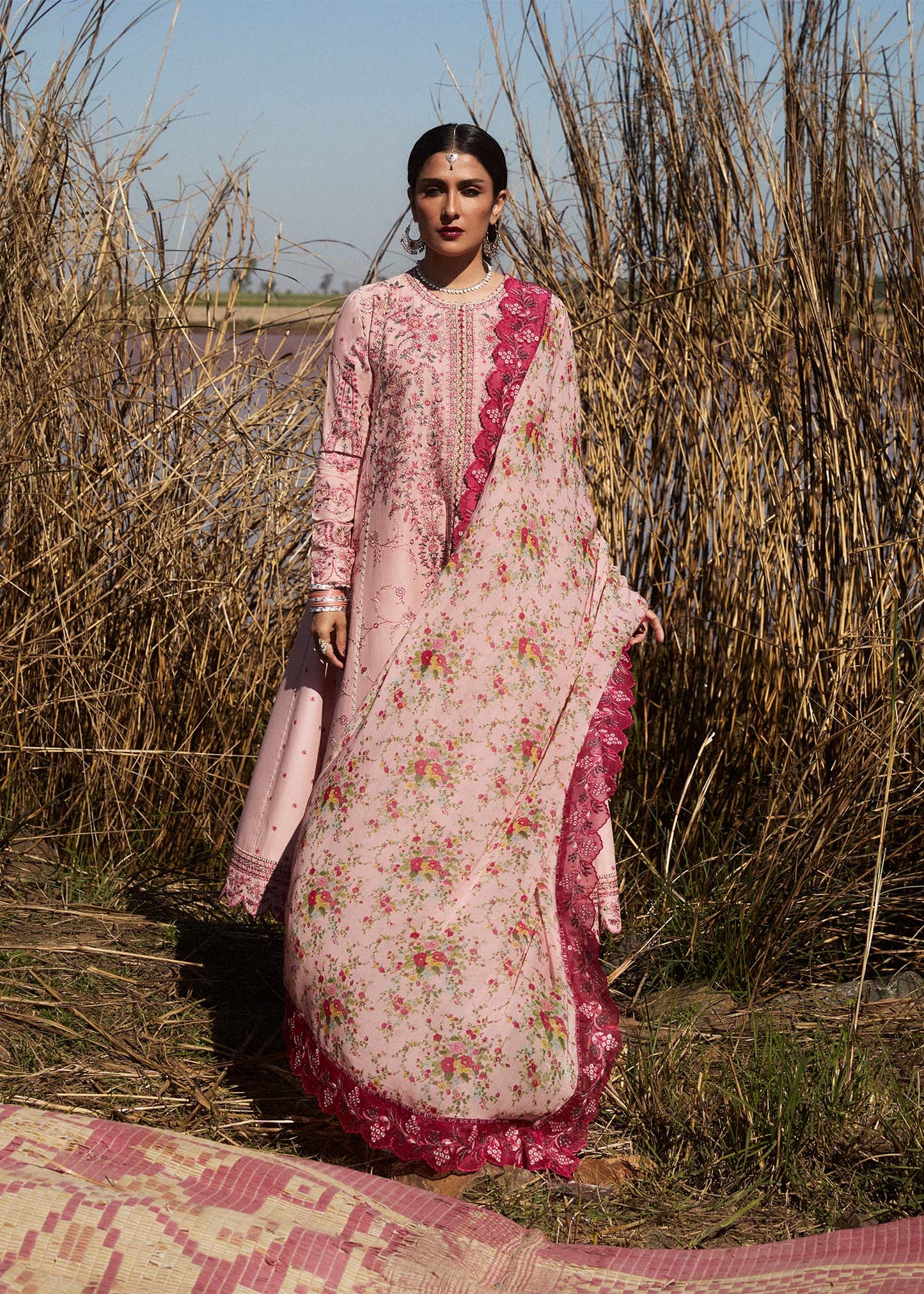 Hussain Rehar | Surkh Eid Pret’25 | Neher by Maria Faisal - Registered Vendor of : Hussain Rehar - type : Ladies Clothes - 100% original wedding dresses