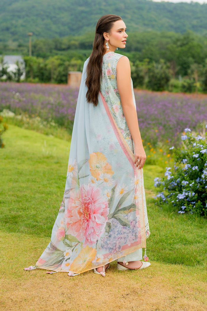 Baroque | Luxury Pret Summer | UF-4217 - Luxury Dress - available at Maria Faisal in UK and USA.