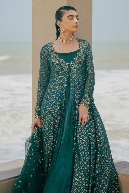 Cross Stitch | Wedding Collection 24 | GREEN SPRING - Ladies Clothes - Maria Faisal