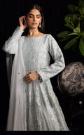 Threads and Motifs | Formal Dresses 25 | Net Embroidered Maxi - Ladies Clothes - Maria Faisal