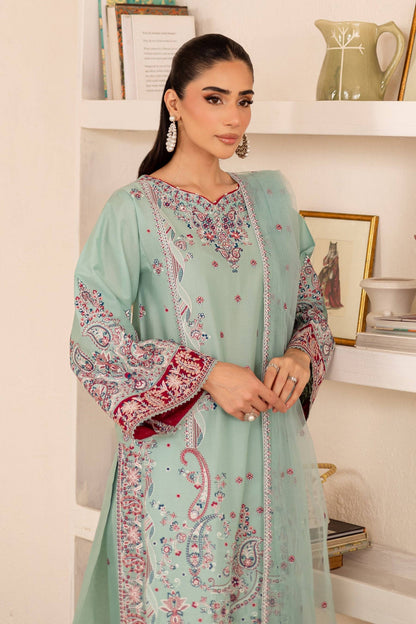 Batik | Nyra Embroidered Summer Solids | Zen by Maria Faisal - Registered Vendor of : Batik - type : Ladies Clothes - 100% original wedding dresses