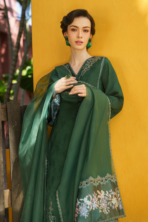 Baroque | Luxury Pret 24 | JACQUARD LAWN UF-572 - Designer Dress with Intricate embroidery and embellishments. Shop elegent wedding dress at Maria Faisal.