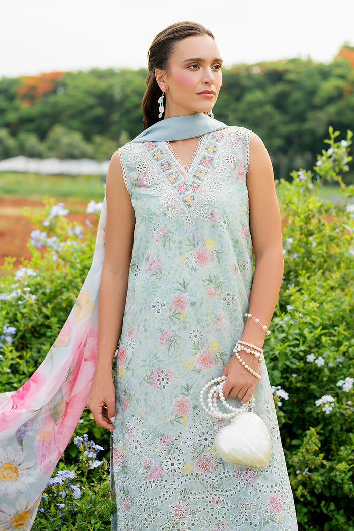 Baroque | Luxury Pret Summer | UF-4217 - Luxury Dress - available at Maria Faisal in UK and USA.