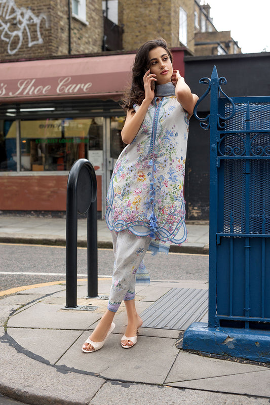 Sobia Nazir | Prints 26 | 6A - Luxury Dress - available at Maria Faisal in UK and USA.