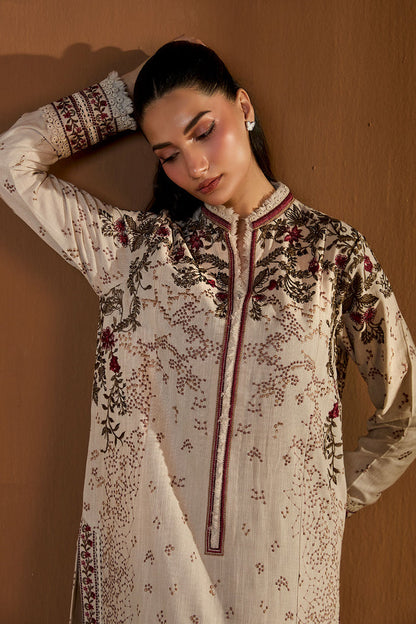 Sobia Nazir | Winter Shawl 25 | Design 6A - Formal Dress - available at Maria Faisal in UK and USA.