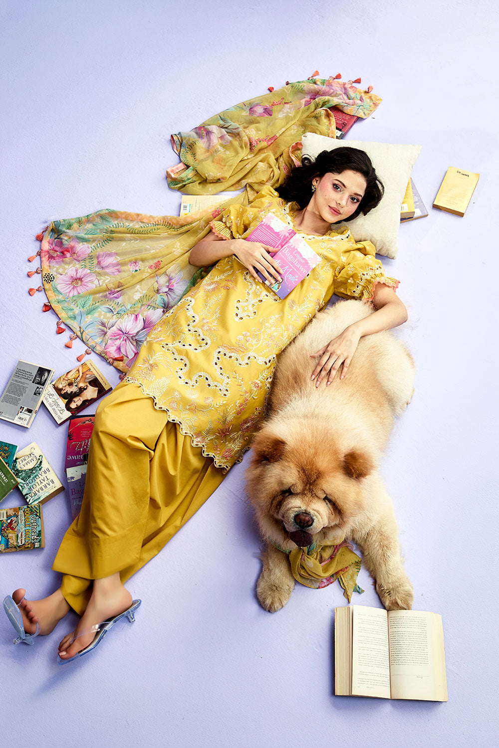 Sobia Nazir | Vital 26 | 6A - Luxury Dress - available at Maria Faisal in UK and USA.