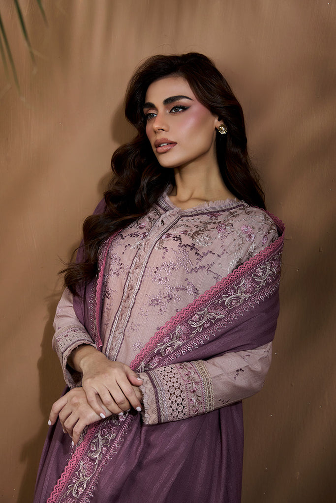 Sobia Nazir | Winter Shawl 25 | Design 6B - Formal Dress - available at Maria Faisal in UK and USA.