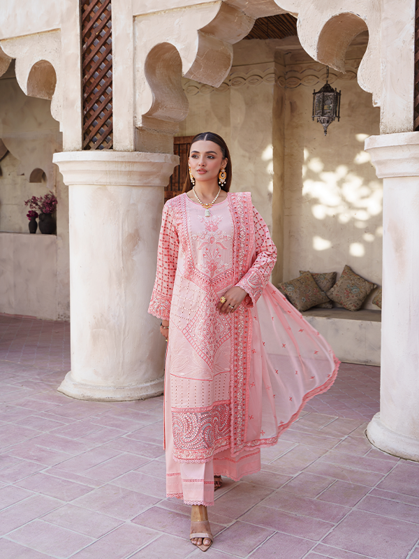 Zebtan | Zeenat Luxury Lawn Eid Collection | ZL 04 - Waniyas