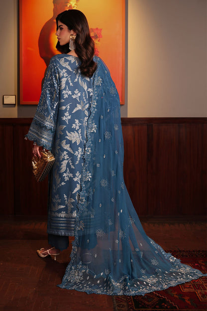 Nureh | Exclusive Jacquard | NE-223 - Luxury Dress - available at Maria Faisal in UK and USA.