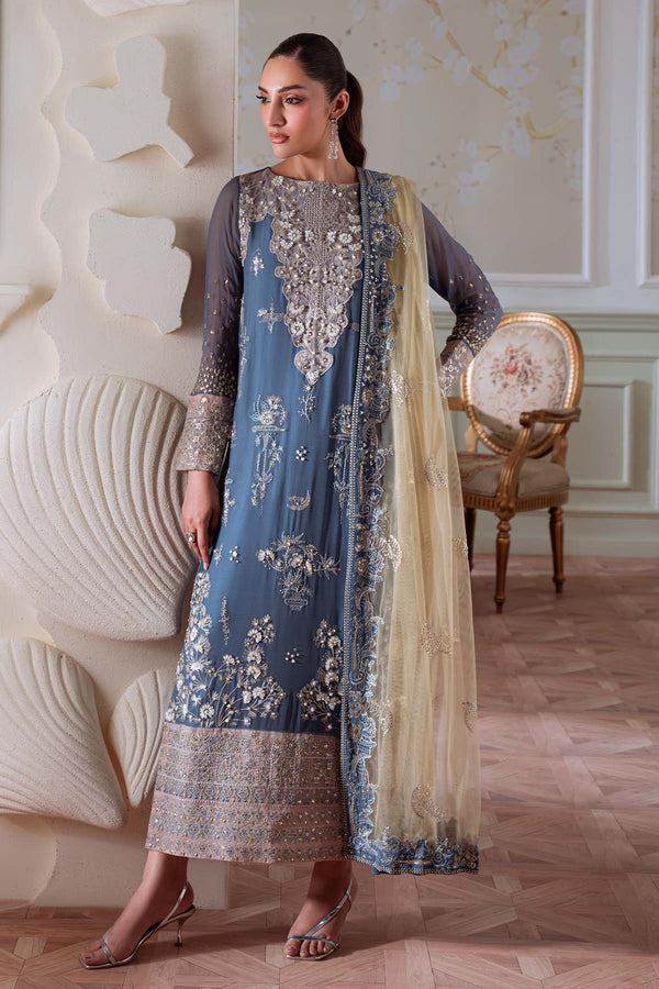 Nureh | Elanora Formals | NEL-82 - Formal Dress - available at Maria Faisal in UK and USA.