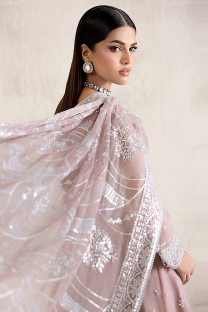 Farasha | Formals 26 | Mauve Pearl - Formal Dress - available at Maria Faisal in UK and USA.