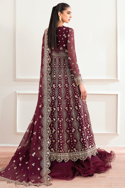 Farasha | Essence Formals 25 | Maroon Empress - Ladies Clothes - Maria Faisal