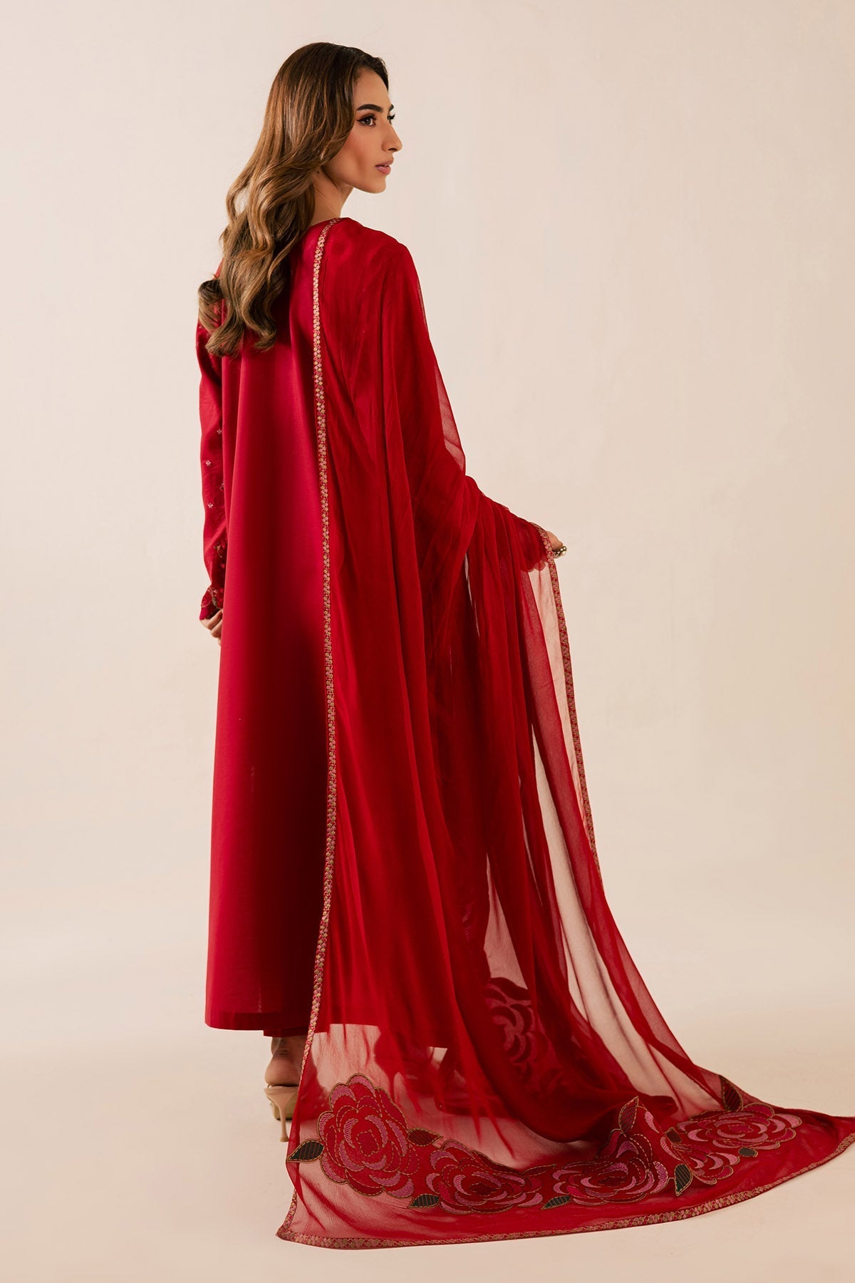 Nureh | Shades of Summer | NP-751 - Luxury Dress - available at Maria Faisal in UK and USA.