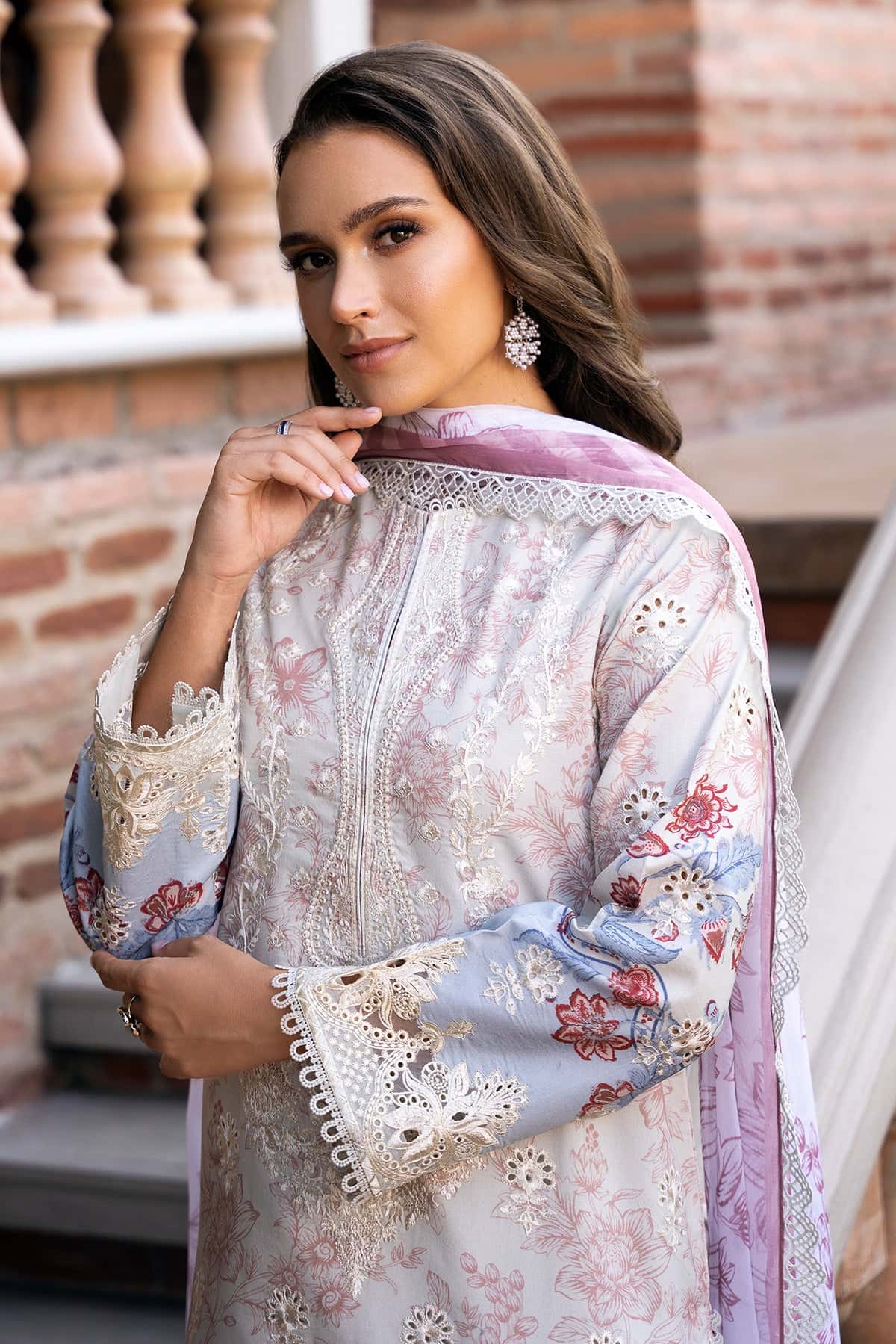 Afrozeh | Damask The Holiday Edit 25 | Opaline B by Maria Faisal - Registered Vendor of : Afrozeh - type : Ladies Clothes - 100% original wedding dresses