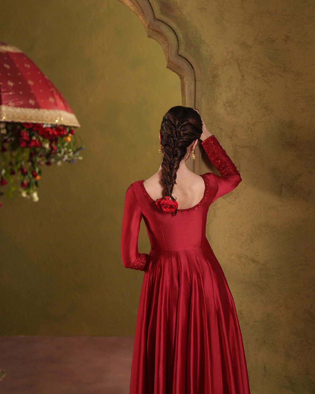 Faiza Saqlain | Lamia Wedding Formals | Siham - Wedding Dress - available at Maria Faisal in UK and USA.
