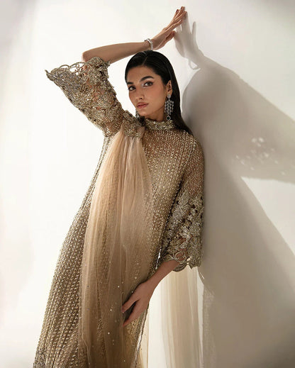 Mushq | Fleur Luxury Formals | Eve - Formal Dress - available at Maria Faisal in UK and USA.