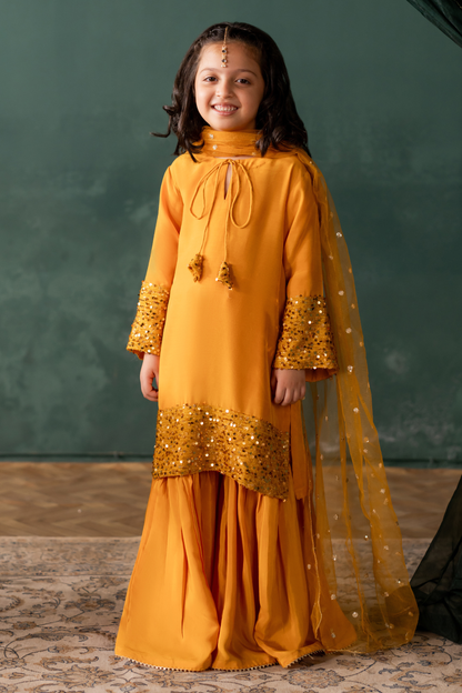 KKG-201 - by Maria Faisal - Registered Vendor of : Kastoor Kids - 100% Original Designer Dress.
