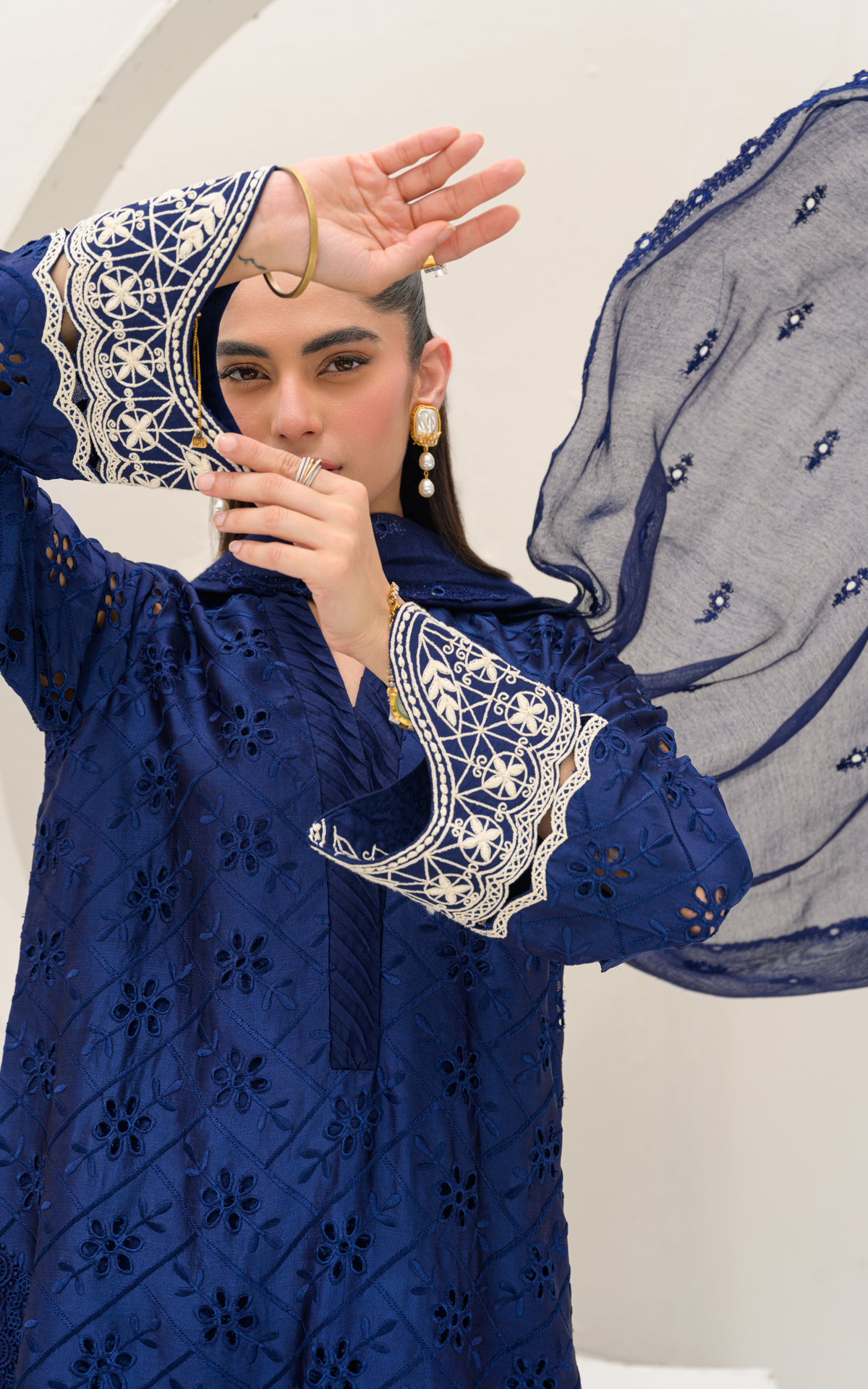 Sana Abbas | Ara Eid Luxe | Sora - Luxury Dress - available at Maria Faisal in UK and USA.