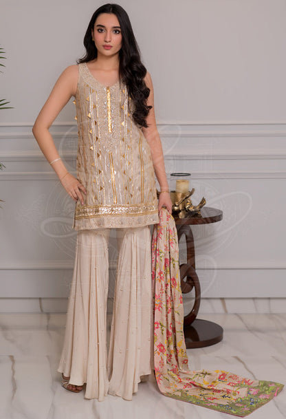 Layla Chatoor | Luxury Pret | Ayla - Luxury Dress - available at Maria Faisal in UK and USA.