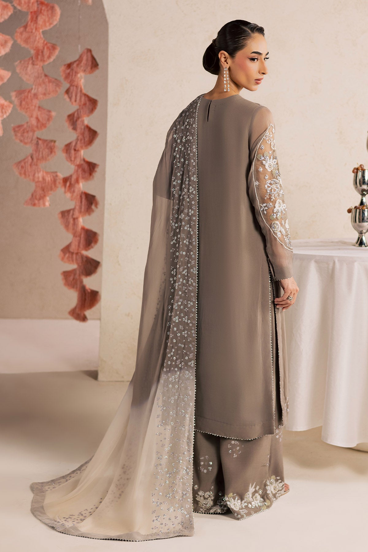 Nureh | Fancy Formal 26 | NP-784 - Formal Dress - available at Maria Faisal in UK and USA.