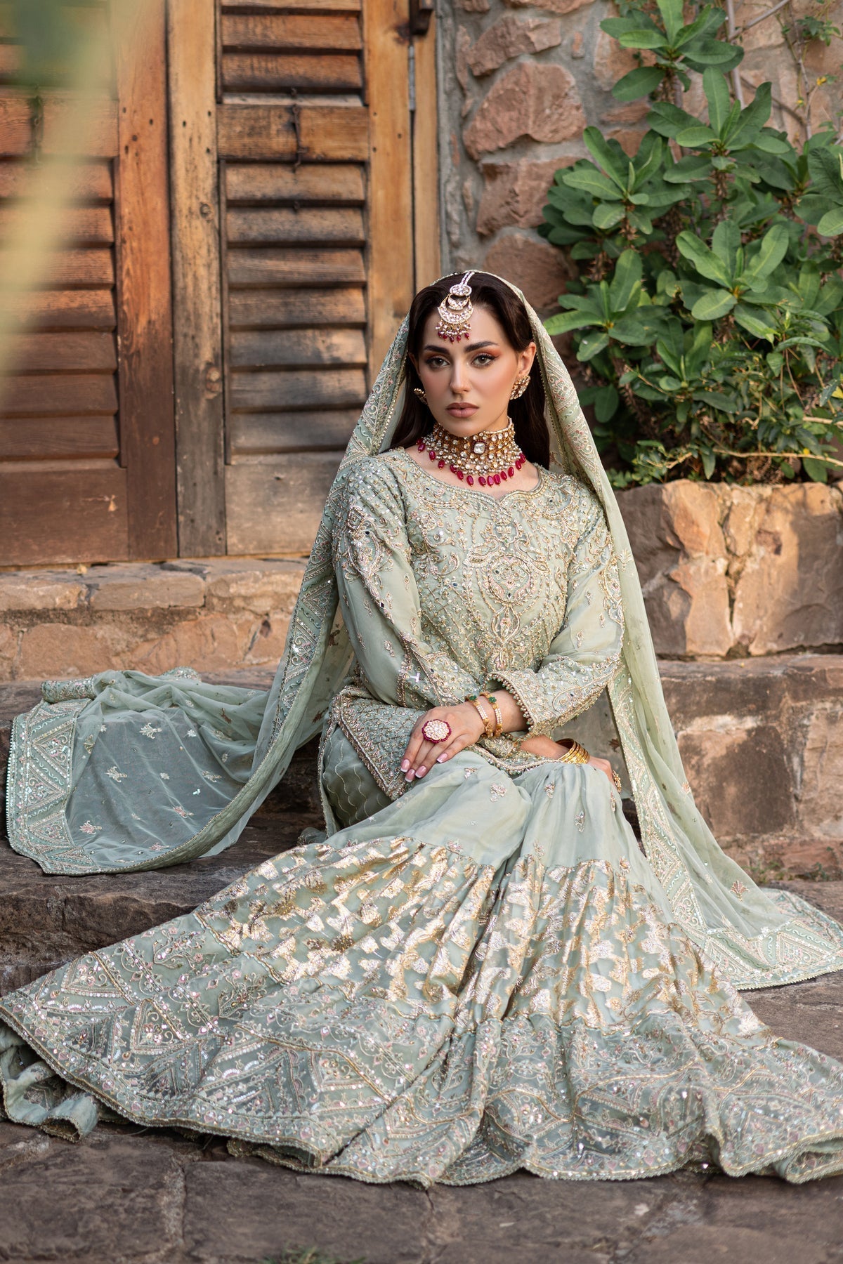 Naqshi | Samarkand Wedding Formals | Mah-e-Meer - Wedding Dress - Maria Faisal