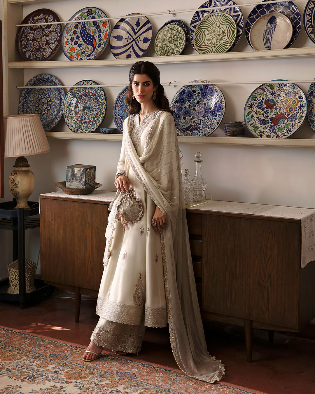 Faiza Saqlain | Mehermah Luxe Formals | Sabina - Wedding Dress - Maria Faisal