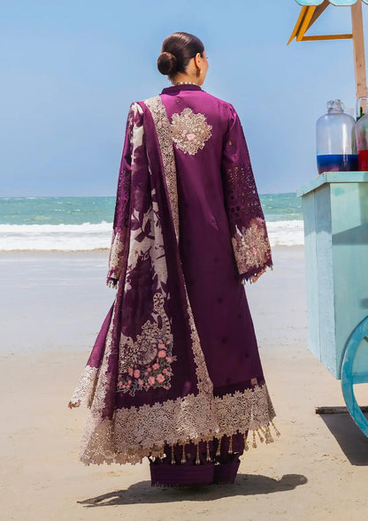 Elaf Premium | Hai Kuch Festive Lawn 24 | EHK-06 Hania - Designer Dress with Intricate embroidery and embellishments. Shop elegent wedding dress at Maria Faisal.
