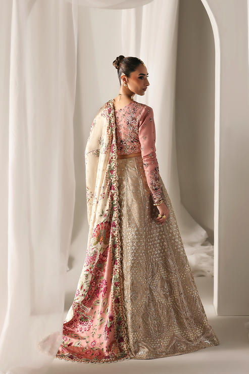 Emaan Adeel | Serein Luxe Silk | SOFT GLIMMER - Formal Dress - available at Maria Faisal in UK and USA.