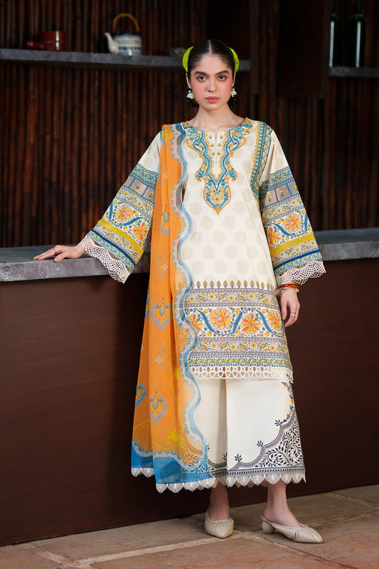 Saira Rizwan | Laanem SS 26 | AZURA-A-SRL26-05 - Luxury Dress - available at Maria Faisal in UK and USA.