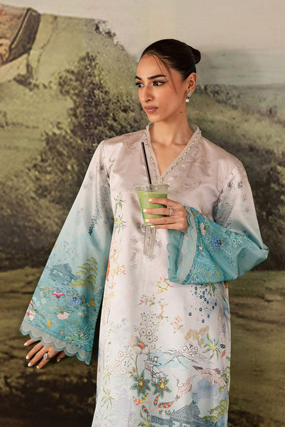 Nureh | Shades of Winter | NP-672 - Casual Dress - available at Maria Faisal in UK and USA.