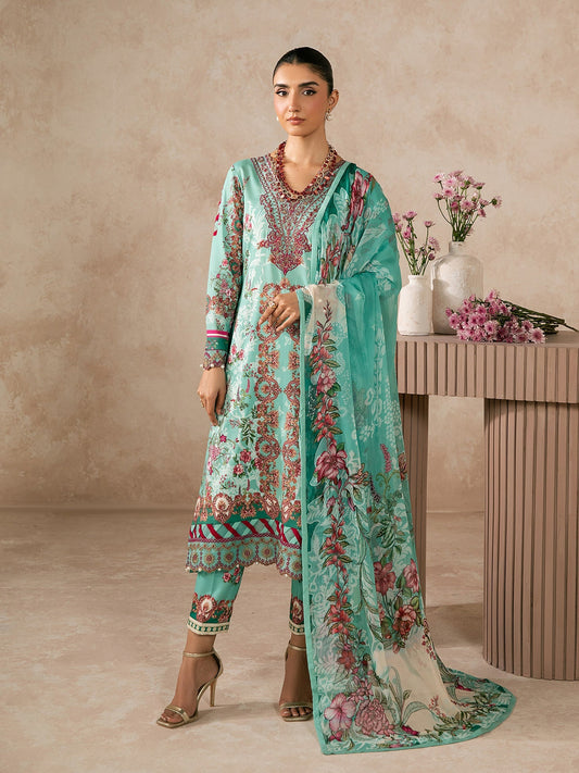 Gulaal | Syra Lawn 26 | Vaila D - 4 - Luxury Dress - available at Maria Faisal in UK and USA.