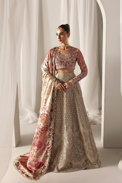 Emaan Adeel | Serein Luxe Silk | SOFT GLIMMER - Formal Dress - available at Maria Faisal in UK and USA.