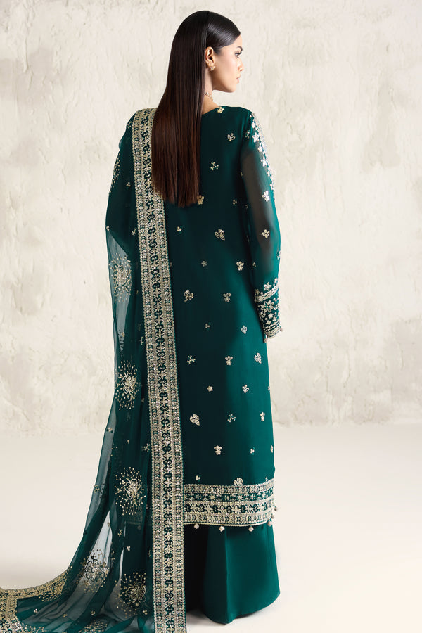 Farasha | Formals 26 | Gold Radiance - Formal Dress - available at Maria Faisal in UK and USA.