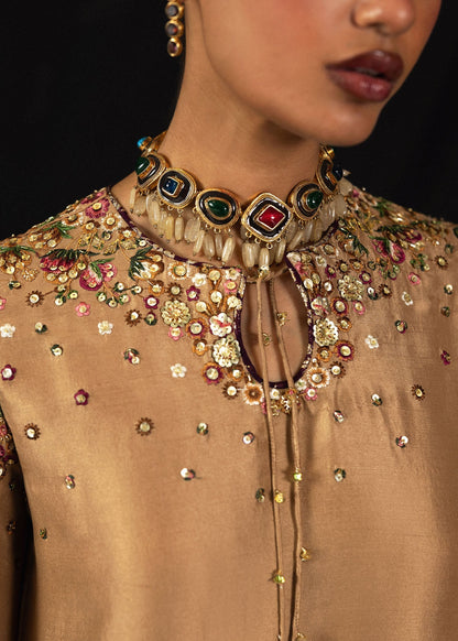Hussain Rehar | Luxury Pret 26 | Aurelia - Luxury Dress - available at Maria Faisal in UK and USA.