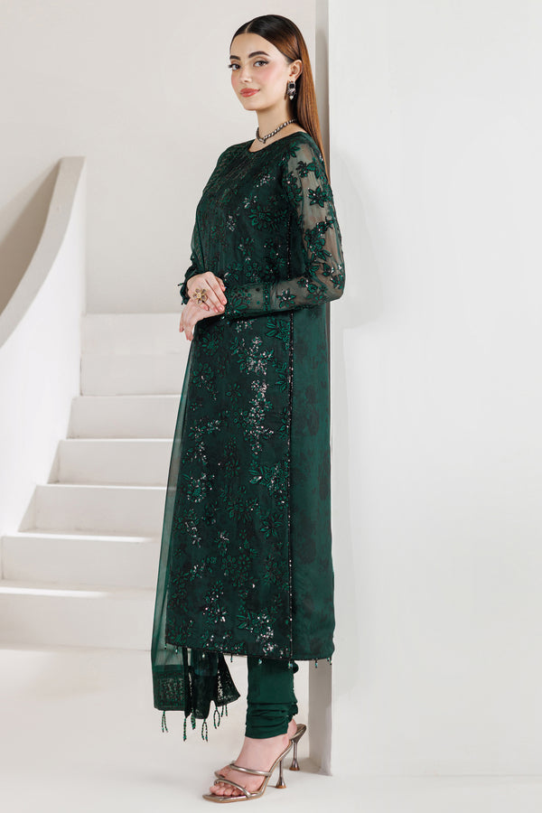 Farasha | Formals 26 | Jade Majesty - Formal Dress - available at Maria Faisal in UK and USA.