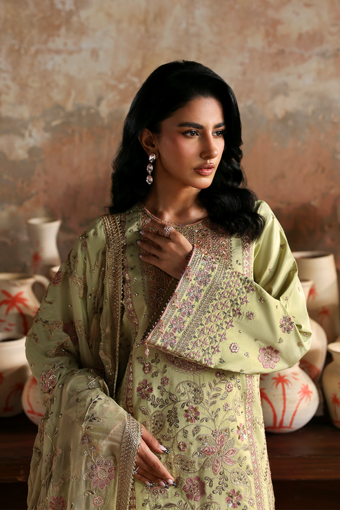 Emaan Adeel | Afsana e Silk | ZAIB - Formal Dress - available at Maria Faisal in UK and USA.