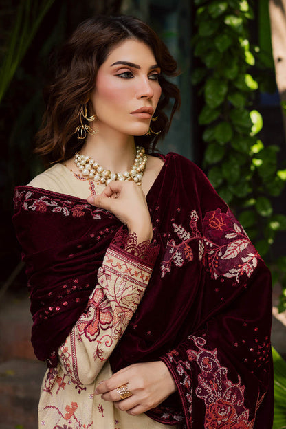 Nureh | Exclusive Leather Peach | NE-181 - Casual Dress - available at Maria Faisal in UK and USA.