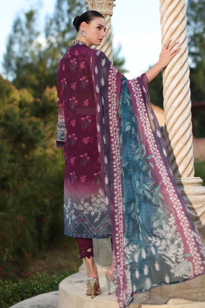 Nureh | Signature Prints 26 | SP-197 - Dress - available at Maria Faisal in UK and USA.