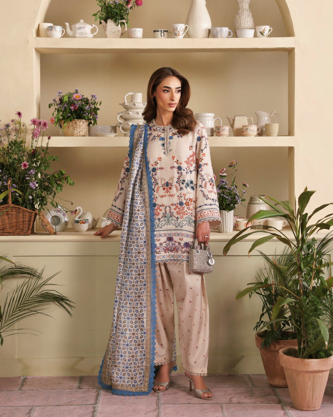 Faiza Saqlain | Serina Luxe | Jennet - Formal Dress - available at Maria Faisal in UK and USA.
